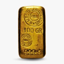 100 g Rothschild Goldbarren
