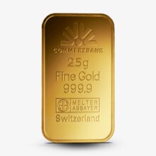 2,5 g Goldbarren andere Hersteller