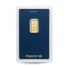 1 g Degussa Goldbarren (geprägt)