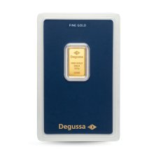 2,5 g Degussa Goldbarren (geprägt)