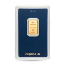 5 g Degussa Goldbarren (geprägt)