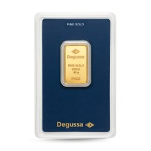 10 g Degussa Goldbarren (geprägt)