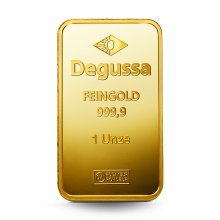 Degussa Goldabonnement - 1 oz Degussa Goldbarren