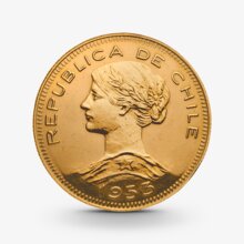 100 Chilenische Pesos Goldmünze