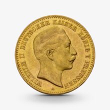 Preußen 10 Mark Wilhelm II Kaiserreich Gold