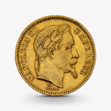 20 Francs Goldmünze Napoleon III - Avers