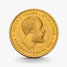 20 Kronen Goldmünze Norwegen Oscar II