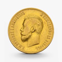 10 Rubel Goldmünze Nikolaus II