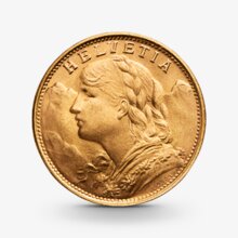 20 Schweizer Franken Vreneli Goldmünze
