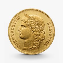 20 Schweizer Franken Goldmünze Helvetia
