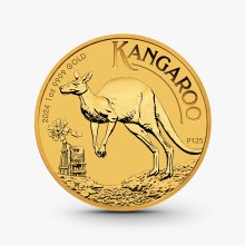 1 oz Australian Kangaroo Goldmünze - 100 Dollars Australien 2022