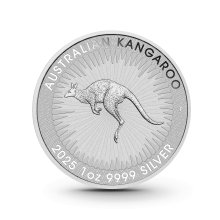 1 oz Australian Kangaroo Silbermünze - 1 Dollar Australien 2022