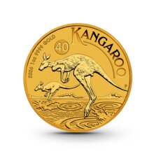 1 oz Australian Kangaroo Goldmünze - 100 Dollars Australien 2022