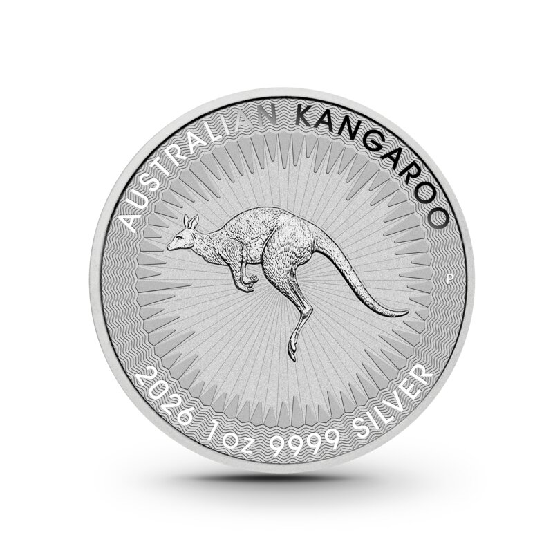 '1 oz Australian Kangaroo Silbermünze - 1 Dollar Australien 2026'