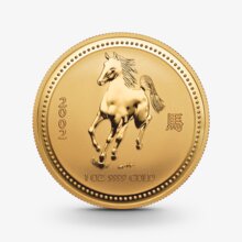 1 oz Lunar I: Pferd Goldmünze - 100 Dollars Australien 2002