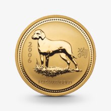 1 oz Lunar I: Hund Goldmünze - 100 Dollars Australien 2006