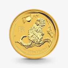 1 oz Lunar II: Affe Goldmünze - 100 Dollars Australien 2016