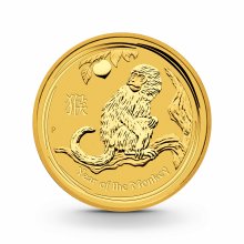 1 oz Lunar II: Affe Goldmünze - 100 Dollars Australien 2016