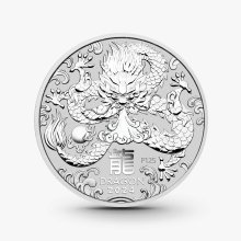 1 oz Lunar III: Tiger Silbermünze - 1 Dollar Australien 2022