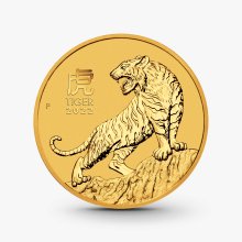1 oz Lunar III: Tiger Goldmünze - 100 Dollars Australien 2022