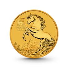 1 oz Lunar III: Pferd Goldmünze - 100 Dollars Australien 2026