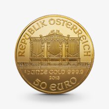 1/2 oz Wiener Philharmoniker Goldmünze - 50 Euro Österreich versch. Jahrgänge