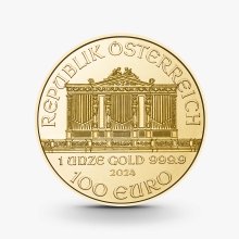 1 oz Wiener Philharmoniker Goldmünze - 100 Euro Österreich 2021