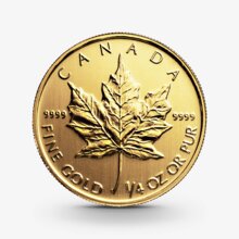 1/4 oz Maple Leaf Goldmünze - 10 Dollars Kanada versch. Jahrgänge