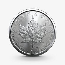 1 oz Maple Leaf Silbermünze - 5 Dollars Kanada - Zollfreilager