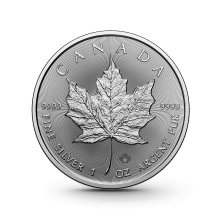 1 oz Maple Leaf Silbermünze - 5 Dollars Kanada 2022