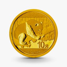 1 g China Panda Goldmünze verschiedene Jahrgänge