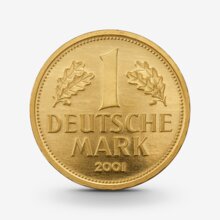 1 D-Mark Goldmünze 12 g (2001)