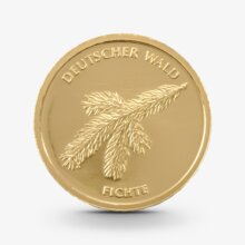 20 Euro Goldmünze Deutscher Wald (Fichte) Jahrgang 2012