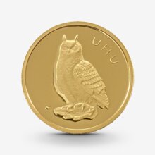 1/8 oz Heimische Vögel: Uhu Goldmünze - 20 Euro Deutschland 2018