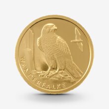 1/8 oz Heimische Vögel: Wanderfalke Goldmünze - 20 Euro Deutschland 2019