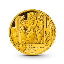 1/2 oz Meisterwerke der deutschen Literatur: Der zerbrochne Krug Goldmünze - 100 Euro Deutschland 2024