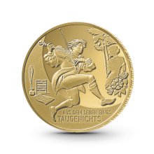 1/2 oz Meisterwerke der deutschen Literatur: Aus dem Leben eines Taugenichts Goldmünze - 100 Euro Deutschland 2025