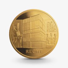 1/2 oz Säulen der Demokratie: Recht Goldmünze - 100 Euro Deutschland 2021