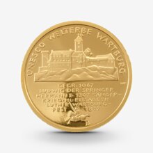 100 Euro Goldmünze 1/2 oz Wartburg 2011