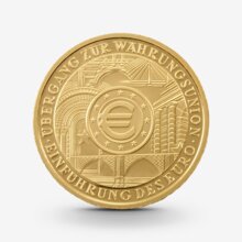 1/2 oz Währungsunion Goldmünze - 100 Euro Deutschland 2002