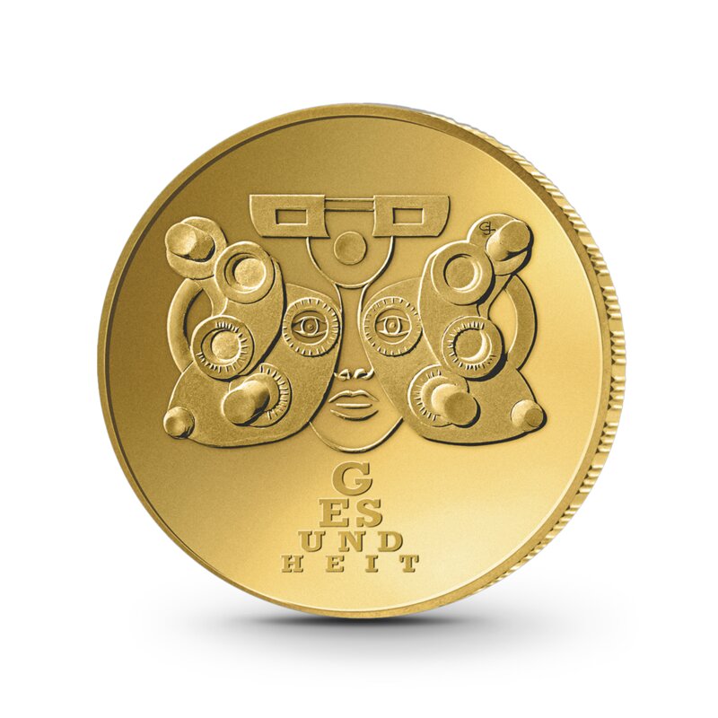 '1/4 oz Deutsches Handwerk: Gesundheit Goldmünze - 50 Euro Deutschland 2025'
