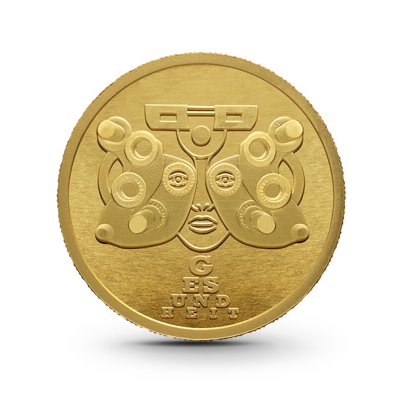 '1/4 oz Deutsches Handwerk: Gesundheit Goldmünze - 50 Euro Deutschland 2025'