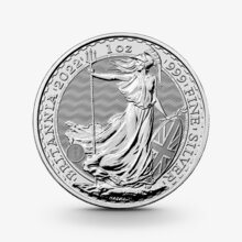 Großbritannien 1 oz Britannia Silbermünze 2022