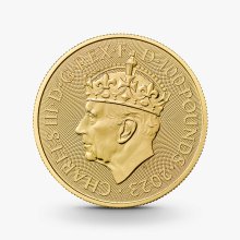 1 oz Coronation Britannia Goldmünze - 100 Pfund Großbritannien 2023