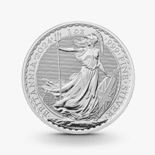 1 oz Britannia Silbermünze - 2 Pfund Großbritannien - Zollfreilager