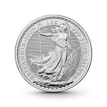 Großbritannien 1 oz Britannia Silbermünze 2022