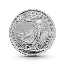 Großbritannien 1 oz Britannia Silbermünze 2022