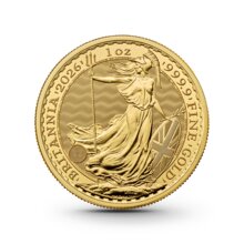 1 oz Britannia Goldmünze - 100 Pfund Großbritannien 2022