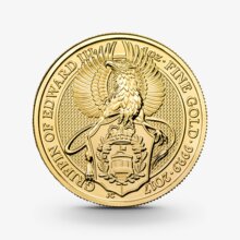 1 oz The Queen's Beasts: Griffin of Edward III Goldmünze - 100 Pfund Großbritannien 2017