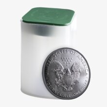 20 x 1 oz American Eagle Silbermünze - 1 Dollar USA 2020 (Tube)